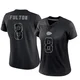 Women's Kristian Fulton Kansas City Chiefs ＃8 Limited Black Reflective Jersey