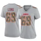 Women's Kyle Long Kansas City Chiefs ＃69 Game Gray Atmosphere Fashion Jersey