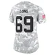 Women's Kyle Long Kansas City Chiefs ＃69 Limited Arctic Camo 2024 Salute to Service Jersey