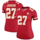 Women's Larry Johnson Kansas City Chiefs ＃27 Legend Red Color Rush Jersey