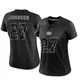 Women's Larry Johnson Kansas City Chiefs ＃27 Limited Black Reflective Jersey