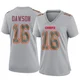 Women's Len Dawson Kansas City Chiefs ＃16 Game Gray Atmosphere Fashion Jersey