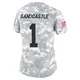 Women's Leon Sandcastle Kansas City Chiefs ＃1 Limited Arctic Camo 2024 Salute to Service Jersey
