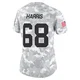 Women's Marcus Harris Kansas City Chiefs ＃68 Limited Arctic Camo 2024 Salute to Service Jersey