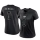 Women's Marlen Sewell Kansas City Chiefs ＃0 Limited Black Reflective Jersey
