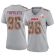 Women's Marlon Tuipulotu Kansas City Chiefs ＃96 Game Gray Atmosphere Fashion Super Bowl LIX Jersey