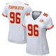 Women's Marlon Tuipulotu Kansas City Chiefs ＃96 Game White Super Bowl LIX Jersey