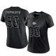 Women's Marlon Tuipulotu Kansas City Chiefs ＃96 Limited Black Reflective Jersey