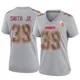Women's Melvin Smith Jr. Kansas City Chiefs ＃39 Game Gray Atmosphere Fashion Super Bowl LIX Jersey