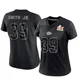 Women's Melvin Smith Jr. Kansas City Chiefs ＃39 Limited Black Reflective Super Bowl LIX Jersey