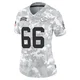 Women's Mike Caliendo Kansas City Chiefs ＃66 Limited Arctic Camo 2024 Salute to Service Jersey