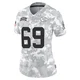 Women's Mike Pennel Jr. Kansas City Chiefs ＃69 Limited Arctic Camo 2024 Salute to Service Jersey