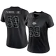 Women's Mike Pennel Jr. Kansas City Chiefs ＃69 Limited Black Reflective Jersey