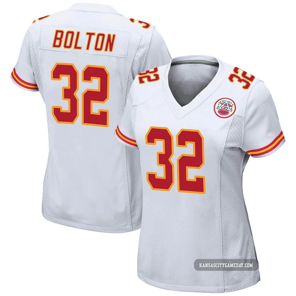 Women's Nick Bolton Kansas City Chiefs ＃32 Game White Jersey