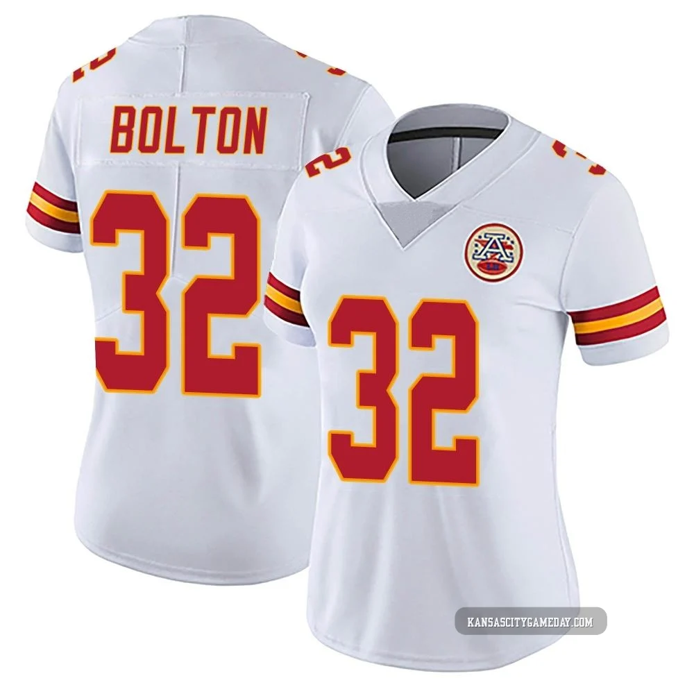 Women's Nick Bolton Kansas City Chiefs ＃32 Limited White Vapor Untouchable Jersey