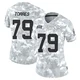 Women's Nick Torres Kansas City Chiefs ＃79 Limited Arctic Camo 2024 Salute to Service Jersey