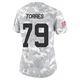 Women's Nick Torres Kansas City Chiefs ＃79 Limited Arctic Camo 2024 Salute to Service Jersey