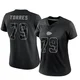 Women's Nick Torres Kansas City Chiefs ＃79 Limited Black Reflective Jersey