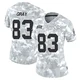 Women's Noah Gray Kansas City Chiefs ＃83 Limited Arctic Camo 2024 Salute to Service Jersey