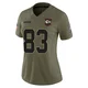 Women's Noah Gray Kansas City Chiefs ＃83 Limited Olive 2025 Salute to Service Jersey