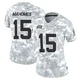 Women's Patrick Mahomes Kansas City Chiefs ＃15 Limited Arctic Camo 2024 Salute to Service Jersey