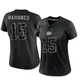 Women's Patrick Mahomes Kansas City Chiefs ＃15 Limited Black Reflective Jersey