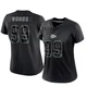 Women's Peter Woods Kansas City Chiefs ＃99 Limited Black Reflective Jersey