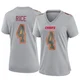 Women's Rashee Rice Kansas City Chiefs ＃4 Game Gray Atmosphere Fashion Jersey