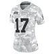 Women's Richie James Kansas City Chiefs ＃17 Limited Arctic Camo 2024 Salute to Service Jersey