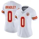 Women's Shaun Bradley Kansas City Chiefs ＃0 Limited White Vapor Untouchable Jersey