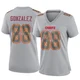 Women's Tony Gonzalez Kansas City Chiefs ＃88 Game Gray Atmosphere Fashion Jersey