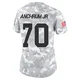Women's Tremayne Anchrum Jr. Kansas City Chiefs ＃70 Limited Arctic Camo 2024 Salute to Service Jersey