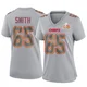 Women's Trey Smith Kansas City Chiefs ＃65 Game Gray Atmosphere Fashion Super Bowl LIX Jersey