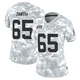 Women's Trey Smith Kansas City Chiefs ＃65 Limited Arctic Camo 2024 Salute to Service Jersey