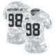 Women's Vincent Anthony Jr. Kansas City Chiefs ＃98 Limited Arctic Camo 2024 Salute to Service Jersey