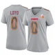 Women's Xavier Loyd Kansas City Chiefs ＃0 Game Gray Atmosphere Fashion Super Bowl LIX Jersey