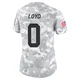 Women's Xavier Loyd Kansas City Chiefs ＃0 Limited Arctic Camo 2024 Salute to Service Jersey