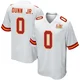 Youth Anthony Dunn Jr. Kansas City Chiefs ＃0 Game White Super Bowl LIX Jersey