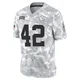 Youth Azizi Hearn Kansas City Chiefs ＃42 Limited Arctic Camo 2024 Salute to Service Jersey