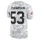 Youth BJ Thompson Kansas City Chiefs ＃53 Limited Arctic Camo 2024 Salute to Service Jersey
