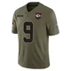 Youth Blaine Gabbert Kansas City Chiefs ＃9 Limited Olive 2025 Salute to Service Jersey