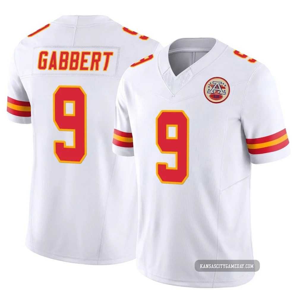 Youth Blaine Gabbert Kansas City Chiefs ＃9 Limited White Vapor F.U.S.E. Jersey