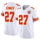 Youth Chamarri Conner Kansas City Chiefs ＃27 Limited White Vapor F.U.S.E. Jersey