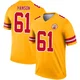 Youth C.J. Hanson Kansas City Chiefs ＃61 Legend Gold Inverted Jersey