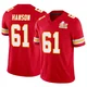 Youth C.J. Hanson Kansas City Chiefs ＃61 Limited Red Vapor F.U.S.E. Super Bowl LIX Jersey