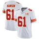 Youth C.J. Hanson Kansas City Chiefs ＃61 Limited White Vapor Untouchable Super Bowl LIX Jersey