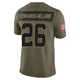 Youth Clyde Edwards-Helaire Kansas City Chiefs ＃26 Limited Olive 2025 Salute to Service Jersey