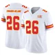 Youth Clyde Edwards-Helaire Kansas City Chiefs ＃26 Limited White Vapor F.U.S.E. Super Bowl LIX Jersey