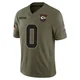 Youth Cole Brevard Kansas City Chiefs ＃0 Limited Olive 2025 Salute to Service Jersey