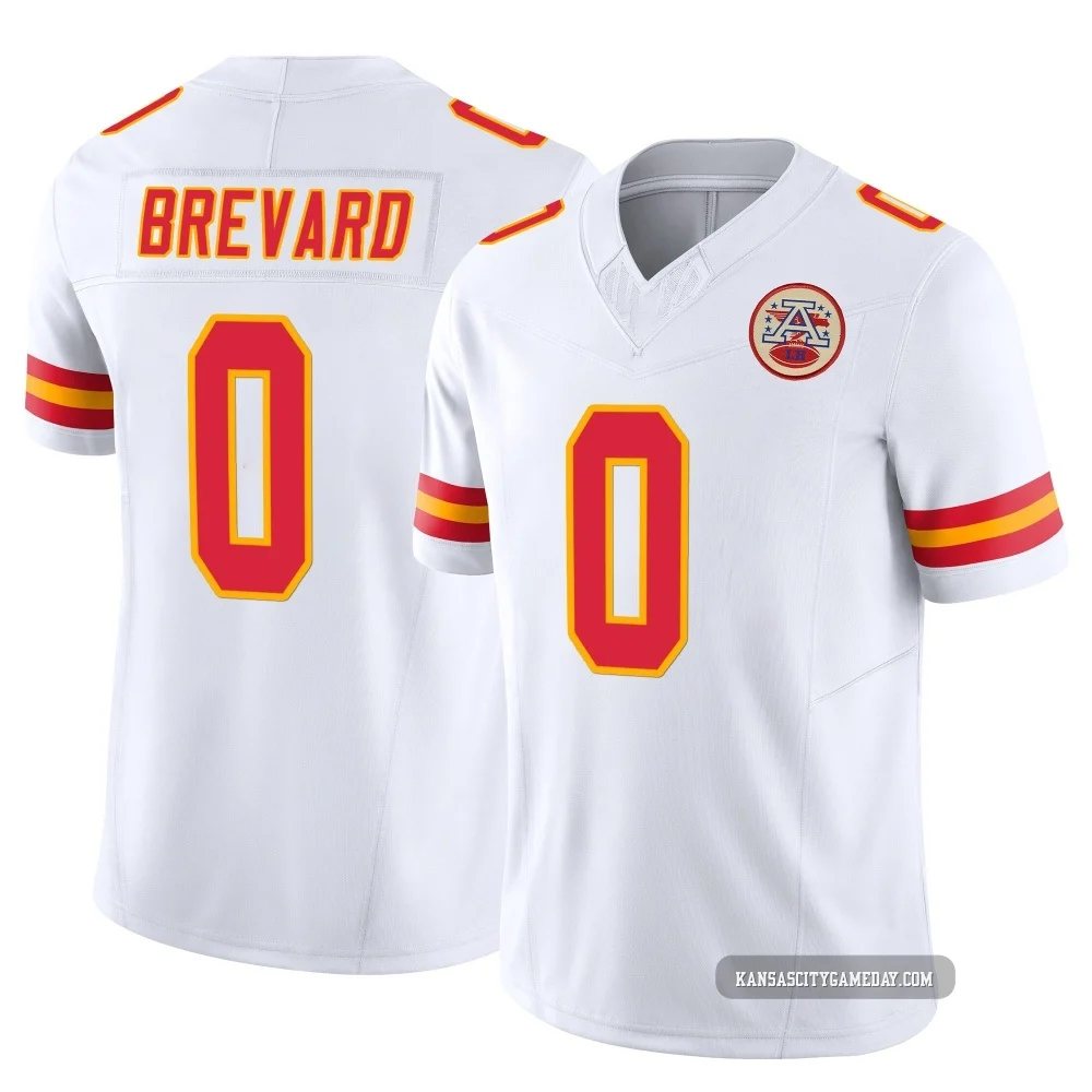 Youth Cole Brevard Kansas City Chiefs ＃0 Limited White Vapor F.U.S.E. Jersey